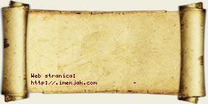 Trnjina Rnić vizit kartica